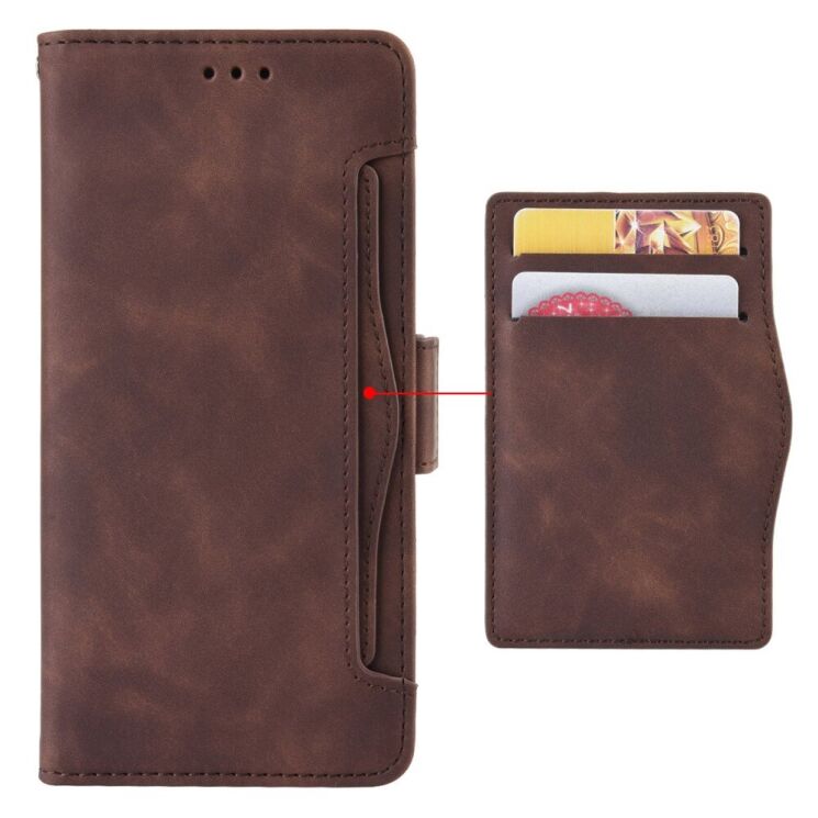Чехол Deexe Wallet Stand для Apple iPhone 15 - Brown: фото 4 из 6