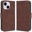 Чехол Deexe Wallet Stand для Apple iPhone 15 - Brown (371525Z)