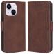 Чехол Deexe Wallet Stand для Apple iPhone 15 - Brown (371525Z). Фото 1 из 6