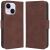 Чехол Deexe Wallet Stand для Apple iPhone 15 - Brown: фото 1 из 6