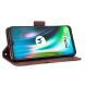 Чохол-книжка з кишеньками Deexe Wallet Stand для Motorola Moto E7 Plus / Moto G9 Play - Brown (268507Z). Фото 5 з 12