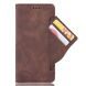Чохол-книжка з кишеньками Deexe Wallet Stand для Motorola Moto E7 Plus / Moto G9 Play - Brown (268507Z). Фото 2 з 12