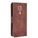 Чохол-книжка з кишеньками Deexe Wallet Stand для Motorola Moto E7 Plus / Moto G9 Play - Brown (268507Z). Фото 6 з 12
