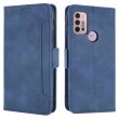Чехол Deexe Wallet Stand для Motorola Moto G10 / Moto G20 / Moto G30 - Blue (278024L)