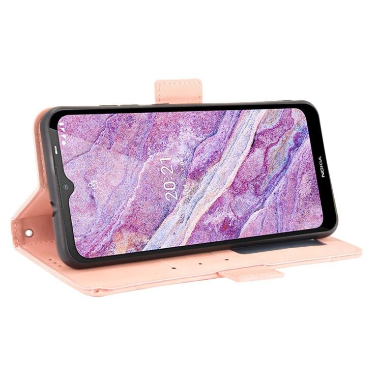 Чехол Deexe Wallet Stand для Nokia C10 / C20 - Pink: фото 4 из 15