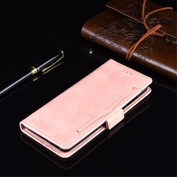Чехол Deexe Wallet Stand для Nokia C10 / C20 - Pink: фото 10 из 15