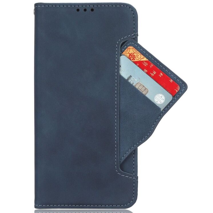 Чехол Deexe Wallet Stand для OnePlus Nord N30 SE - Blue: фото 2 из 7