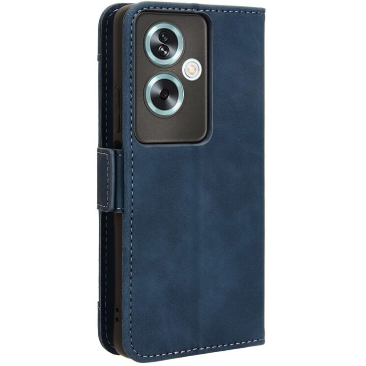 Чехол Deexe Wallet Stand для OnePlus Nord N30 SE - Blue: фото 7 из 7