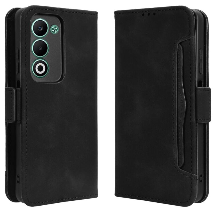 Чохол Deexe Wallet Stand для OPPO A5 - Black: фото 1 з 12