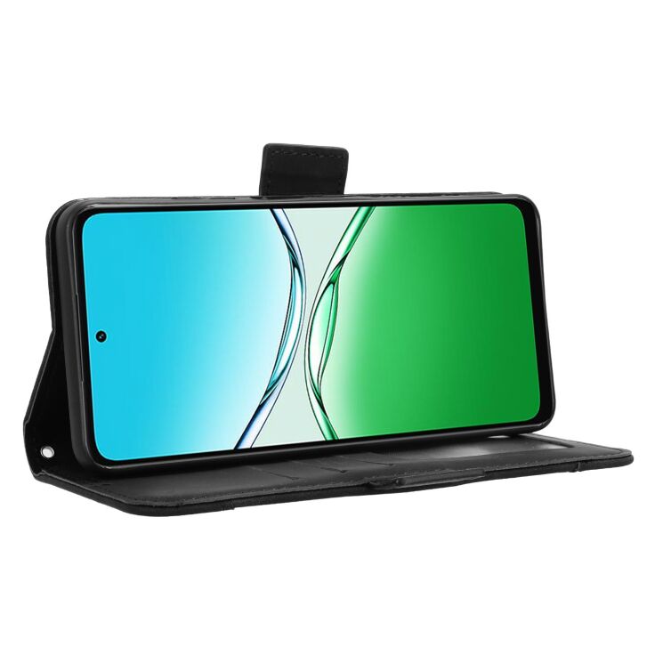 Чохол Deexe Wallet Stand для OPPO A5 - Black: фото 4 з 12