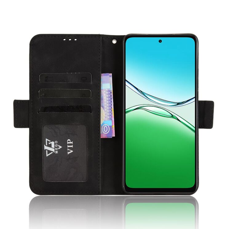 Чохол Deexe Wallet Stand для OPPO A5 - Black: фото 3 з 12