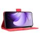 Чехол Deexe Wallet Stand для OPPO Reno 13 5G - Red (376513R). Фото 4 из 7