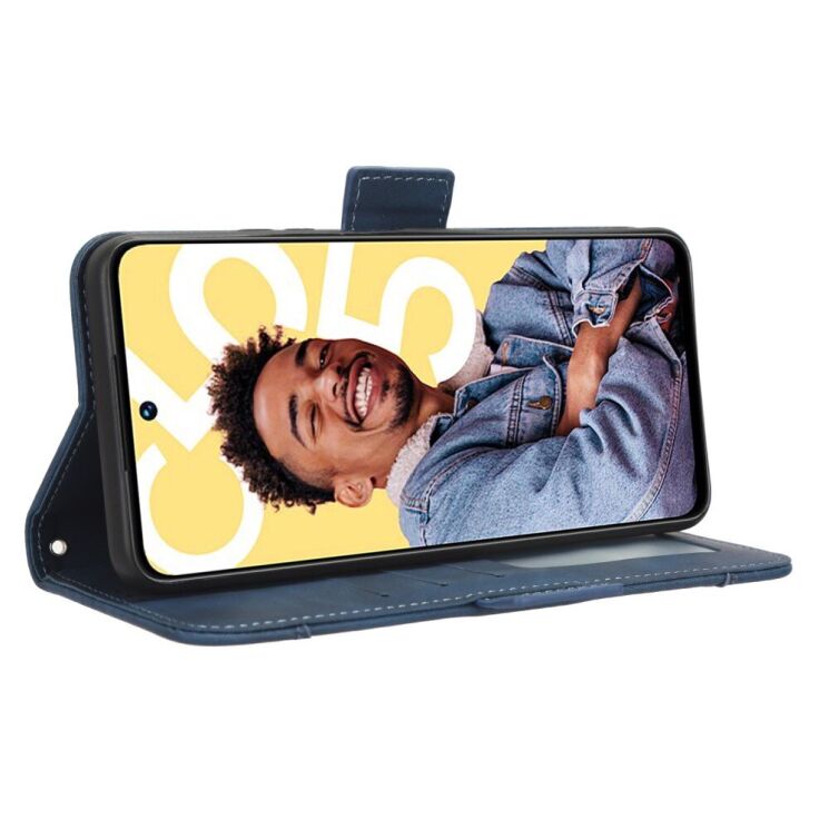 Чехол Deexe Wallet Stand для Realme C55 - Blue: фото 4 из 8