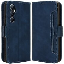 Чехол Deexe Wallet Stand для Realme C65 - Blue: фото 1 из 8