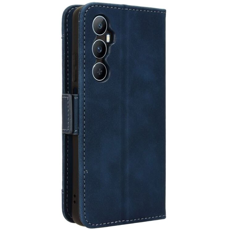Чехол Deexe Wallet Stand для Realme C65 - Blue: фото 4 из 8