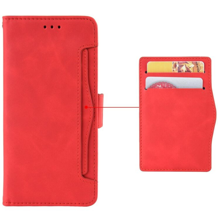 Чохол Deexe Wallet Stand для Realme C71 - Red: фото 3 з 14