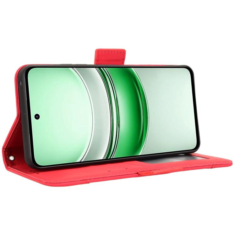 Чохол Deexe Wallet Stand для Realme C71 - Red: фото 6 з 14