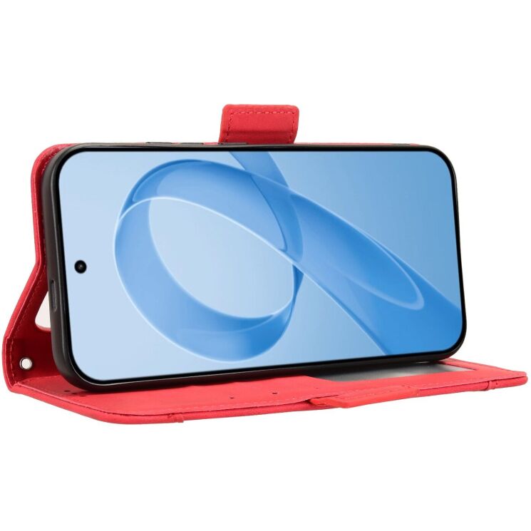 Чохол Deexe Wallet Stand для Xiaomi Poco F8 Pro - Red: фото 5 з 15