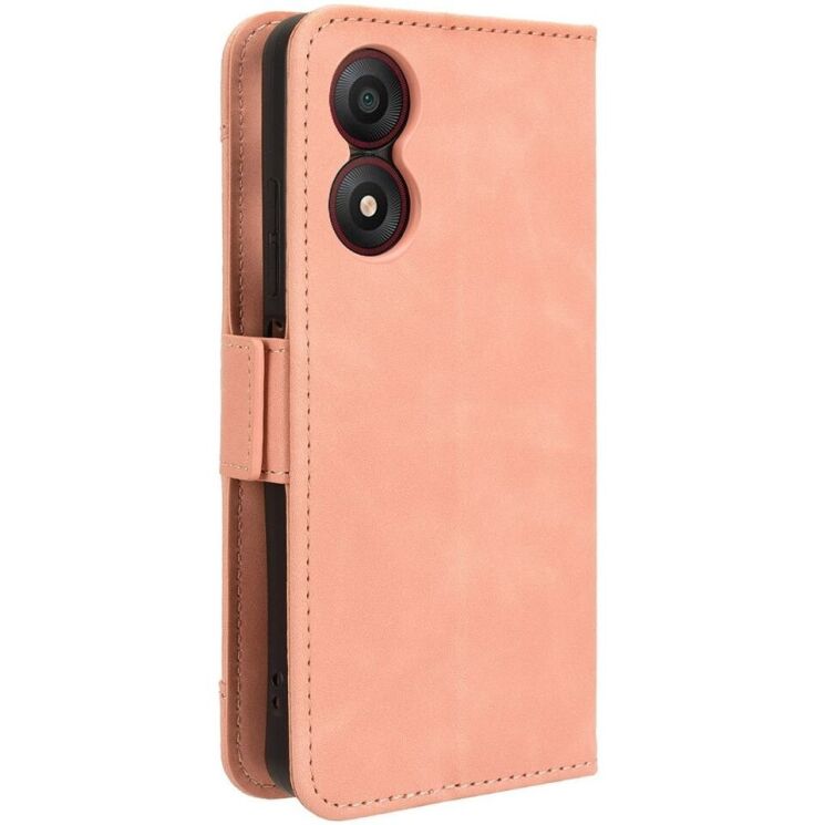 Чохол Deexe Wallet Stand для ZTE Blade A34 - Pink: фото 7 з 7