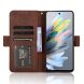 Чохол Deexe Wallet Stand для ZTE Blade A75 - Brown (361501Z). Фото 3 з 7