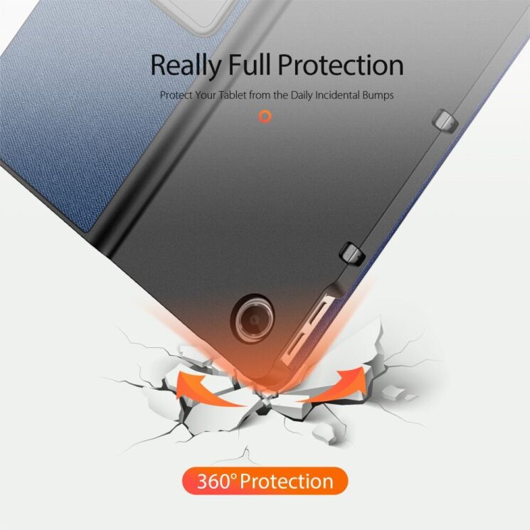 Чехол DUX DUCIS Domo Series для Lenovo Tab Plus - Blue: фото 8 из 9