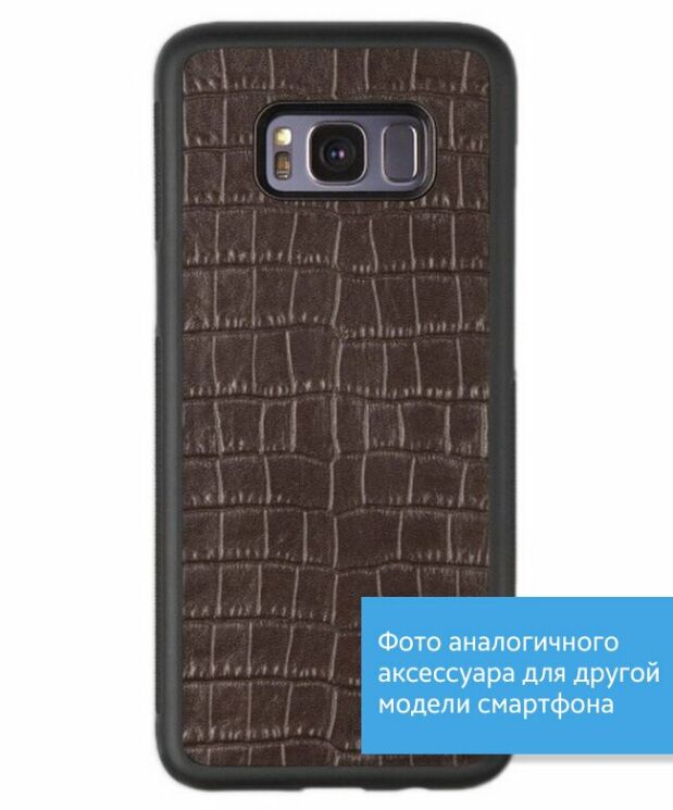 Чехол Glueskin Dark Brown Croco для iPhone X / XS: фото 1 из 1