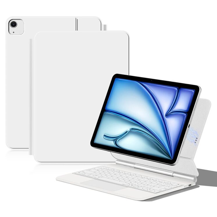 Чехол-клавиатура Reframe Magnetic Suspension Keyboard Case для iPad Air 13 (2024) - White: фото 1 из 4