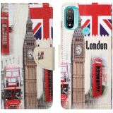 Чохол-книжка Deexe Color Wallet для Motorola Moto E20 / E40 - London Big Ben: фото 1 з 7