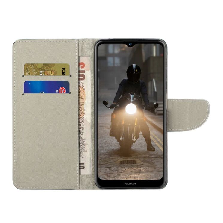 Чехол-книжка Deexe Color Wallet для Nokia 2.4 - Green Tree: фото 6 из 7