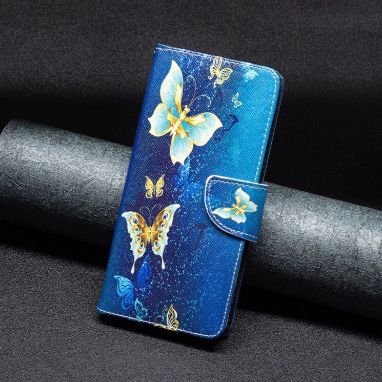 Чехол-книжка Deexe Color Wallet для OPPO Reno 12 - Golden Butterflies: фото 4 из 7
