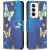Чехол-книжка Deexe Color Wallet для OPPO Reno 12 - Golden Butterflies: фото 1 из 7