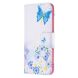 Чохол-книжка Deexe Color Wallet для OPPO Reno 5 Lite - Blue Butterflies and Flowers (278766C). Фото 3 з 8