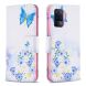 Чохол-книжка Deexe Color Wallet для OPPO Reno 5 Lite - Blue Butterflies and Flowers (278766C). Фото 2 з 8