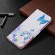 Чохол-книжка Deexe Color Wallet для OPPO Reno 5 Lite - Blue Butterflies and Flowers (278766C). Фото 5 з 8