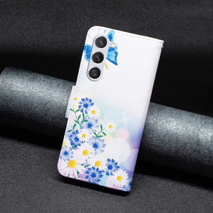 Чехол-книжка Deexe Color Wallet для Samsung Galaxy S24 (S921) / Galaxy S25 (S931) - Butterfly and Flowers: фото 4 из 7