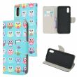 Чехол-книжка Deexe Color Wallet для Xiaomi Redmi 9A - Cute Owls (267244J)