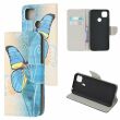 Чохол-книжка Deexe Color Wallet для Xiaomi Redmi 9C - Blue Butterfly (267612G)