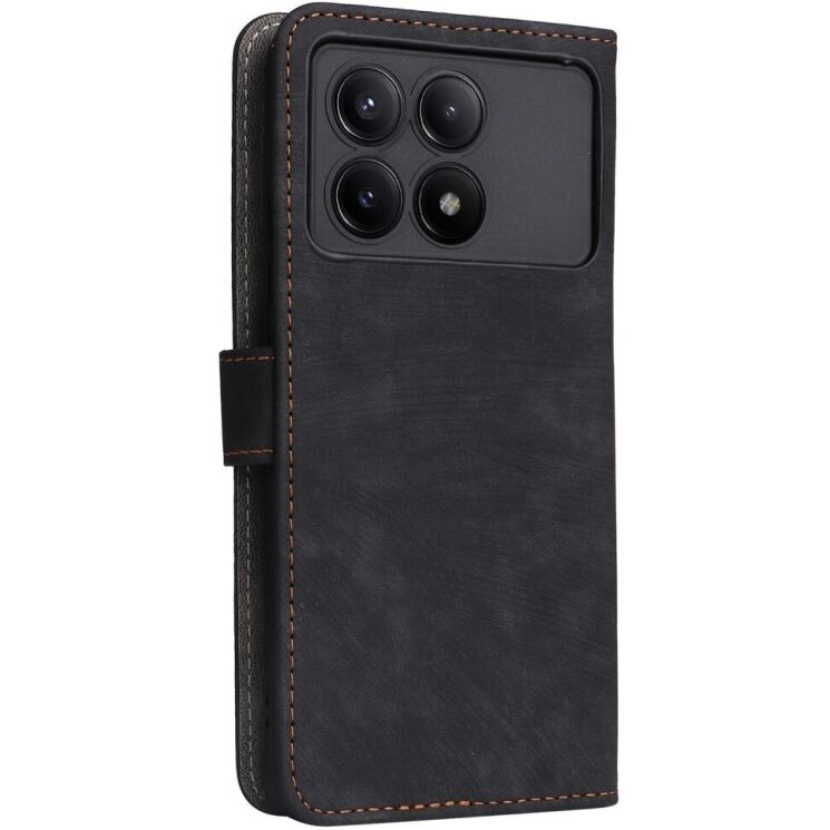 Чехол-книжка Deexe Delta Book для Xiaomi Poco X6 Pro - Black: фото 5 из 7