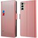 Чехол-книжка Deexe Eclipse Wallet для Infinix Hot 50 - Rose Gold (365915RG). Фото 1 из 9