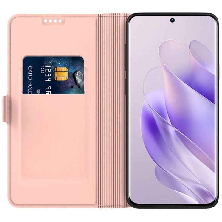 Чехол-книжка Deexe Faro Wallet для Infinix Note 40 - Rose Gold: фото 2 из 7