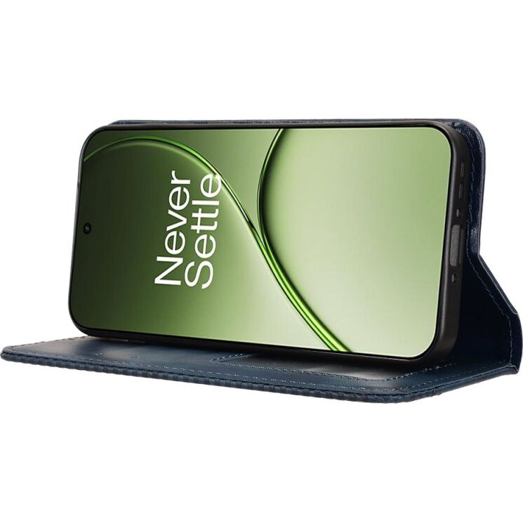 Чехол-книжка Deexe Retro Style для OnePlus 15T - Blue: фото 5 из 19