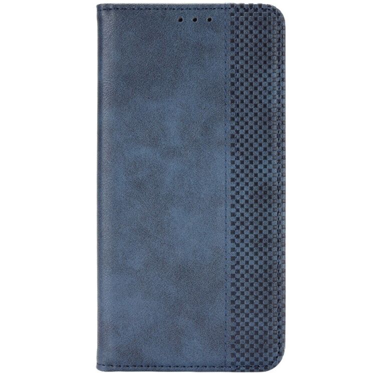 Чехол-книжка Deexe Retro Style для Realme 16 Pro - Blue: фото 4 из 20