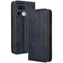 Чехол-книжка Deexe Retro Style для Realme 16 Pro - Blue: фото 1 из 20