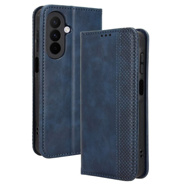 Чехол-книжка Deexe Retro Style для Samsung Galaxy A27 (A276) - Blue (408612L) Чехол-книжка Deexe Retro Style для Samsung Galaxy A27 (A276) - Blue: фото 9 из 9