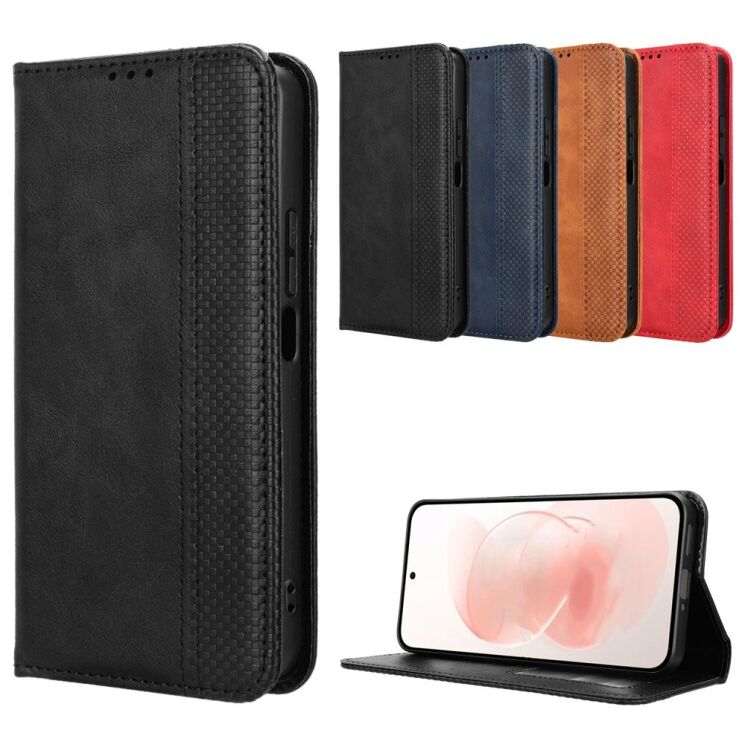 Чохол-книжка Deexe Retro Style для Xiaomi Redmi Note 17 Pro Plus - Red (430601R) Чохол-книжка Deexe Retro Style для Xiaomi Redmi Note 17 Pro Plus - Red: фото 9 з 19