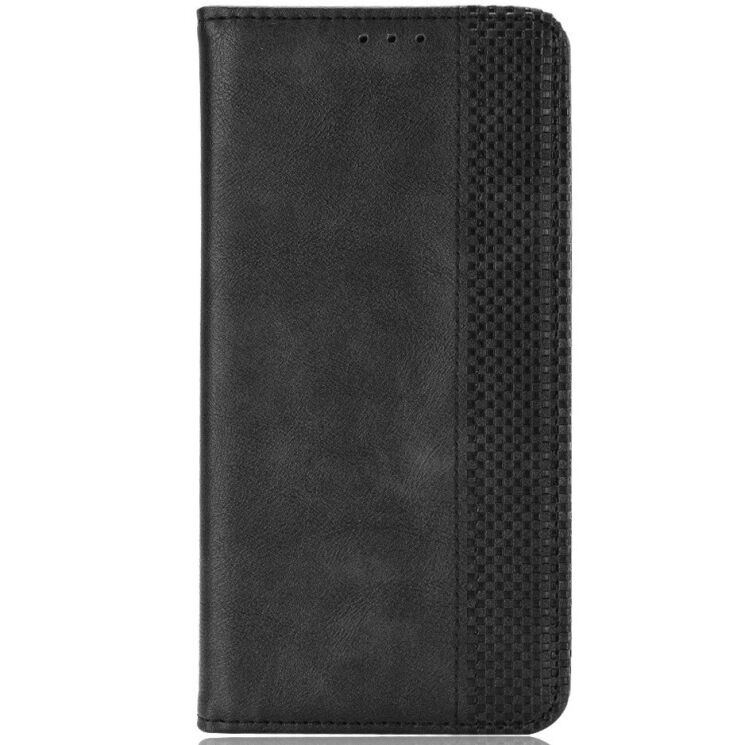 Чохол-книжка Deexe Retro Style для Xiaomi Redmi Note 17 Pro Plus - Black: фото 3 з 19
