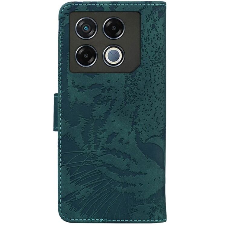 Чехол-книжка Deexe Tiger для Infinix GT 20 Pro - Green: фото 6 из 7