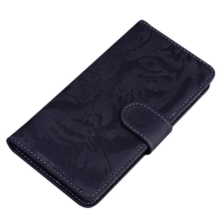 Чехол-книжка Deexe Tiger для Infinix Hot 40 / 40 Pro - Black: фото 3 из 7