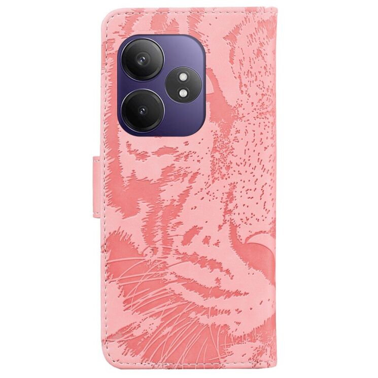 Чехол-книжка Deexe Tiger для Realme GT Neo 6 SE / GT 6T / GT 6 - Pink: фото 6 из 7