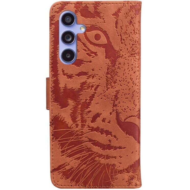 Чехол-книжка Deexe Tiger для Samsung Galaxy A35 (A356) - Brown: фото 6 из 7